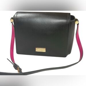 Kate Spade Avva Arbor Hill Black Leather Crossbody Bag